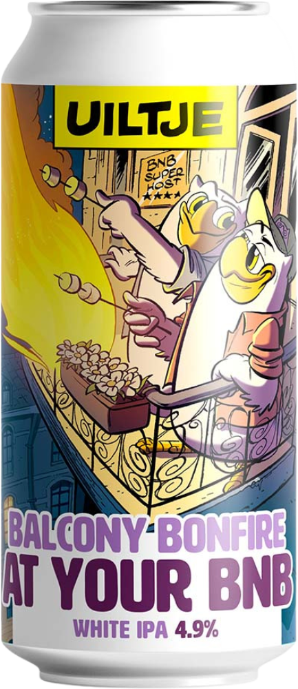 Balcony Bonfire At Your BnB